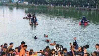 accident in gujarat vadodara students boat overturns 12 killed