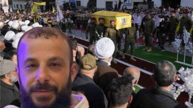 israel airstrike attack during hezbollah commander funeral
