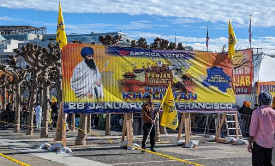 thousands of sikhs gather to vote for khalistan in the american city of san francisco