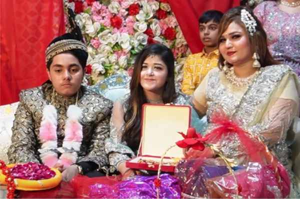 a 13 year old boy is getting married to a 12 year old girl