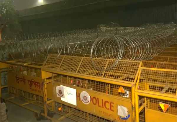 all the borders of delhi were sealed in view of the farmers protest