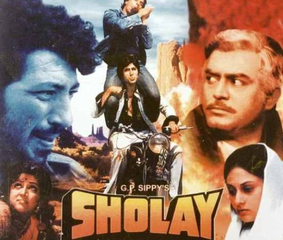 sholay movie cast