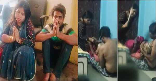 a video of an elderly woman being brutally beaten in bhopal has gone viral