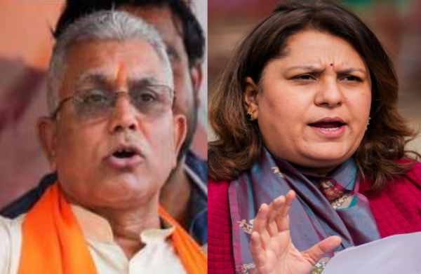 remarks against women the election commission notice to supriya of congress and dilip ghosh of bjp
