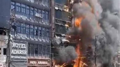 fire in bihar hotel 6 killed 15 others injured