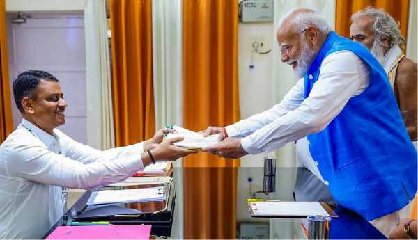 pm modi filed nomination papers from varanasi