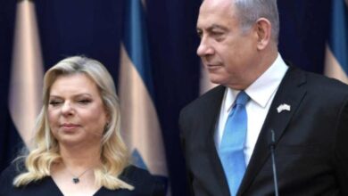 israeli prime minister benjamin netanyahu with his wife sara