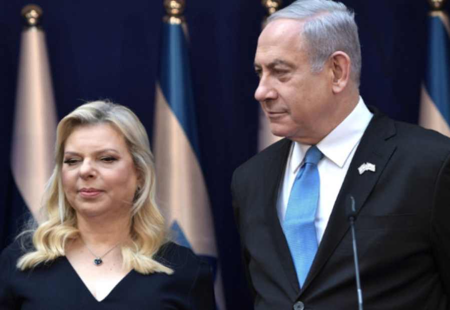 israeli prime minister benjamin netanyahu with his wife sara