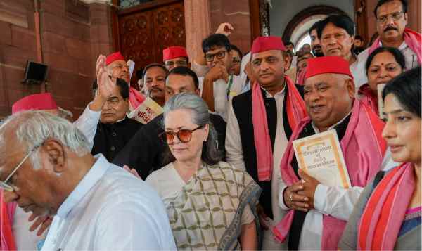 session of 18th lok sabha copy of constitution