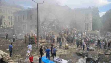 missile attacks by russia on ukraine children hospital