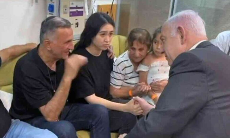 prime minister benjamin netanyahu hostage noa argamani
