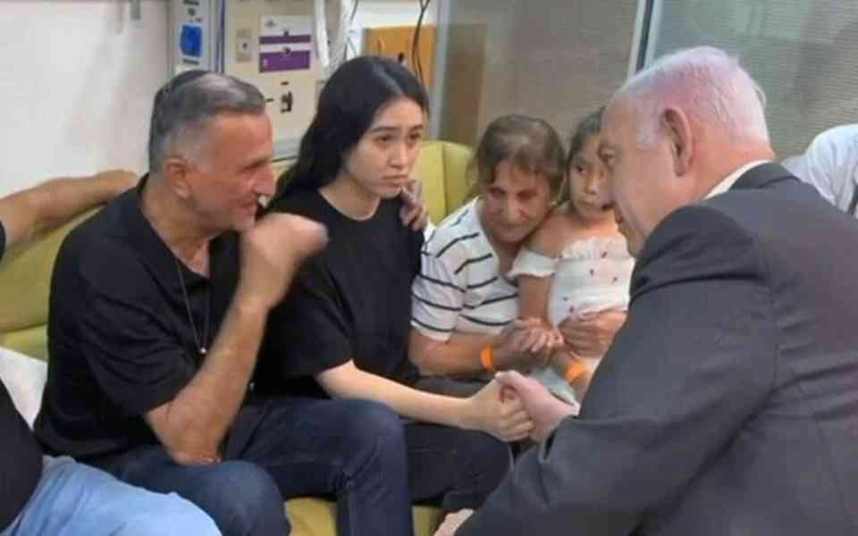 prime minister benjamin netanyahu hostage noa argamani