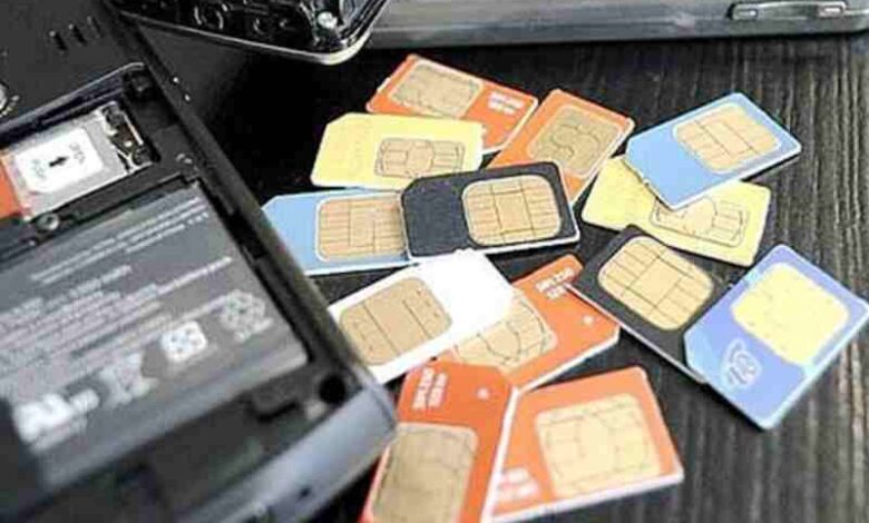 sim cards block phone block