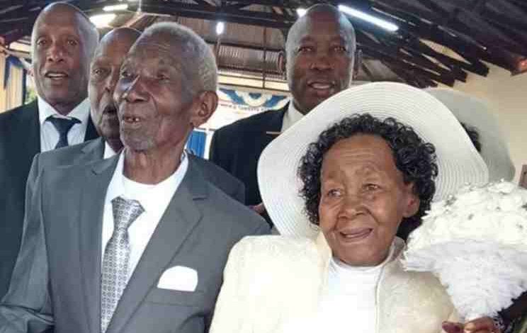 a 95 year old kenyan man married his 90 year old lover