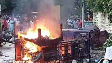 ghaziabad arson vandalism after rape of a minor