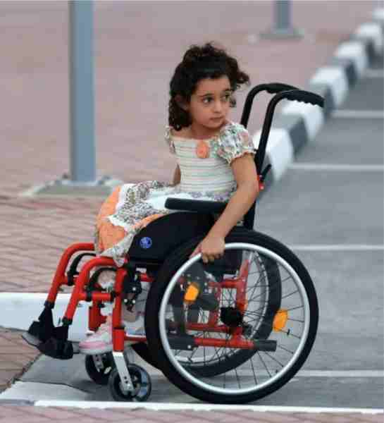 my amputated leg is in heaven as is my family, six year old maryam ahmed