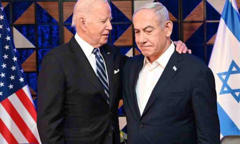 prime minister benjamin netanyahu with us president joe biden