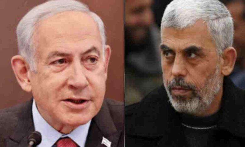 yahya sinwar and netanyahu