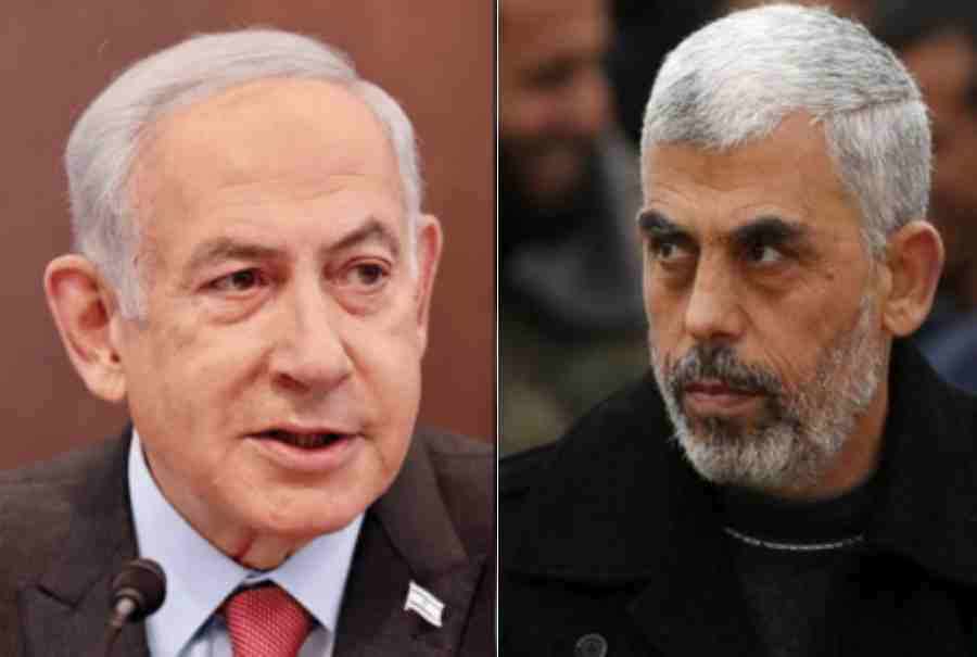 yahya sinwar and netanyahu