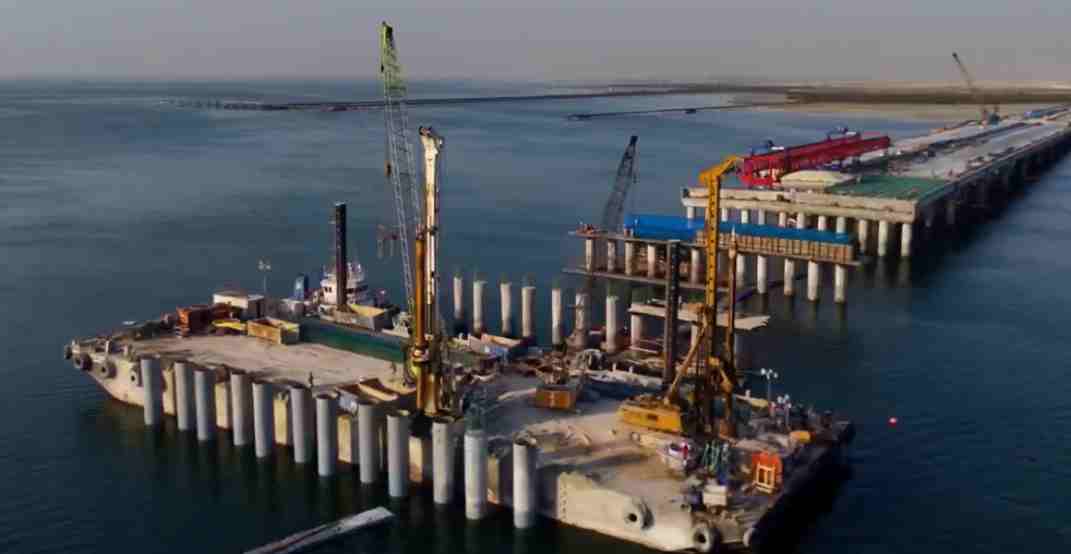 where is the second largest bridge in saudi arabia being built