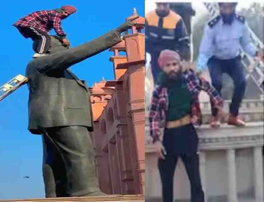 tensions flare in amritsar after dr br ambedkar statue was vandalized