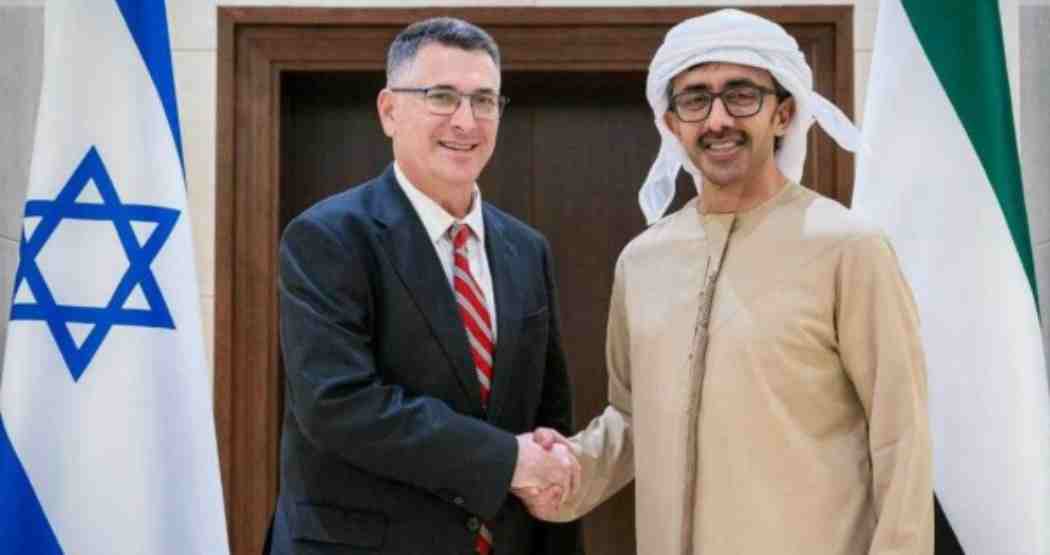 uae, israeli foreign ministers discuss regional and international developments