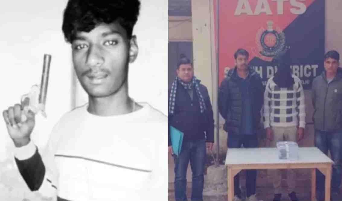delhi police arrests reel for waving desi pistol on social media