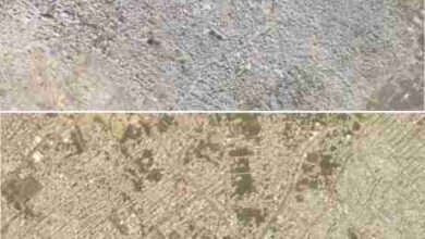 satellite photos show the gaza strip
