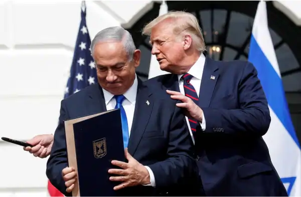 israeli prime minister benjamin netanyahu and president trump