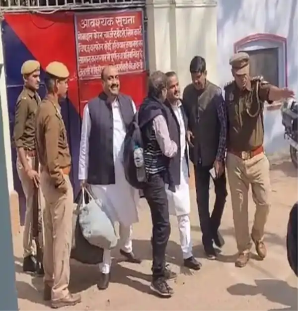 azam khan son abdullah azam released from hardoi jail after 17 months