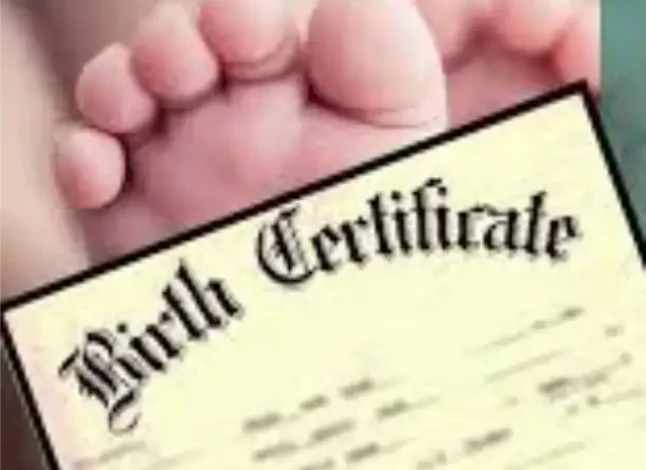 birth certificate in india