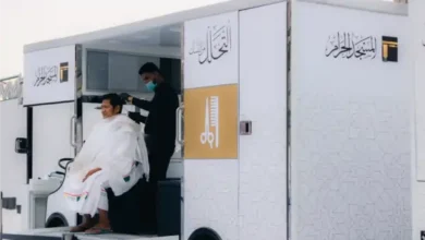 safe and healthy haircut service in masjid al haram for pilgrims