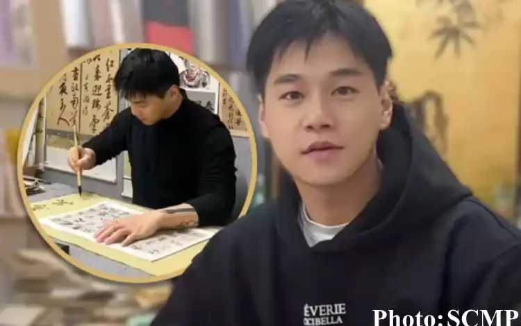 chinese calligrapher pays parents debt