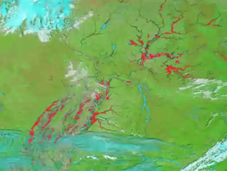 nasa flood warning usa april 2025