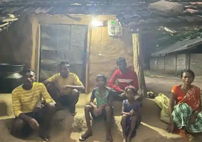 chhattisgarh naxal village electricity