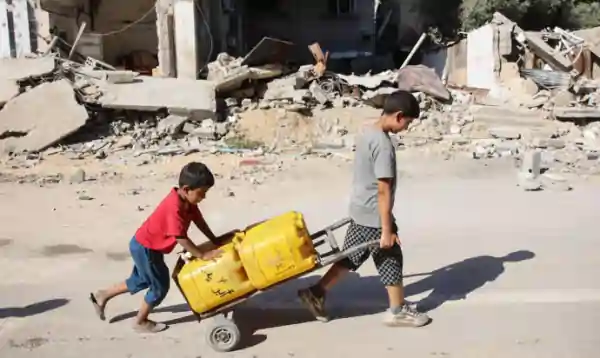 gaza water crisis palestine 2025