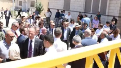 jenin diplomatic delegation firing