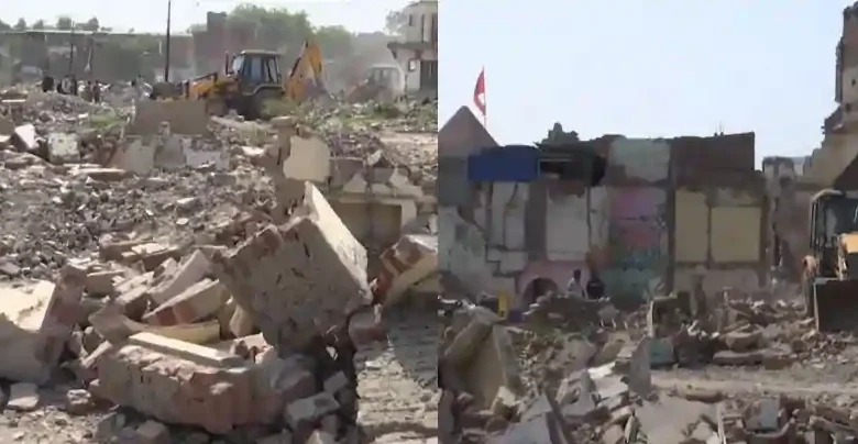 kalkaji slum demolition tearful