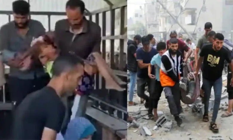 nuseirat camp drone strike children