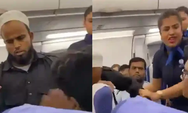 indigo passenger slapped
