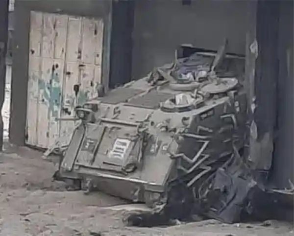 gaza explosive robots