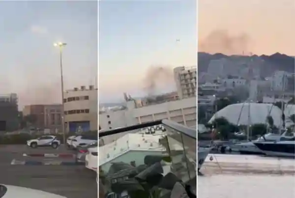 yemen drone strike eilat hotel