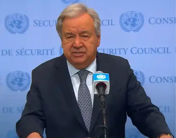 un secretary general antonio guterres