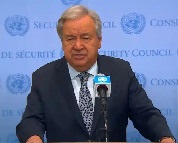 un secretary general antonio guterres