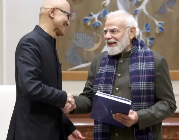 india pm modi meet microsoft ceo satya nadella