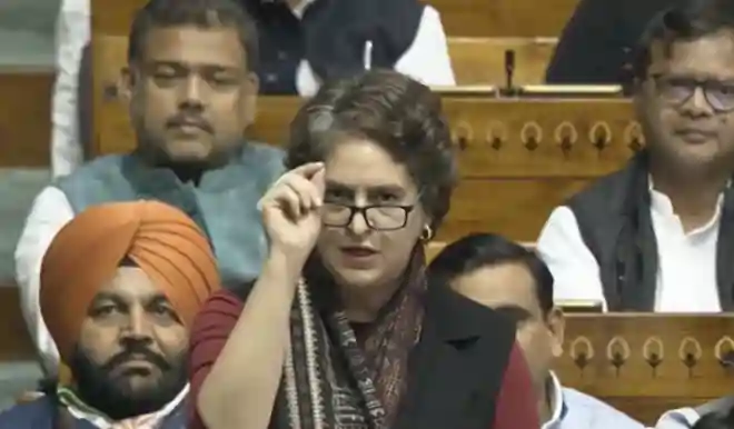 priyanka gandhi vande mataram debate