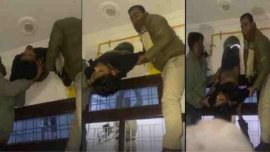 kota thief stuck exhaust fan police rescue