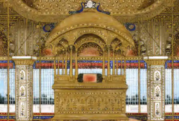 peacock throne mughal empire