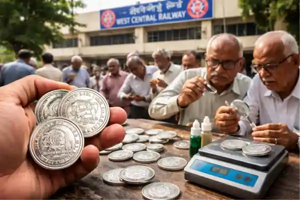 railway fake silver coins bhopal