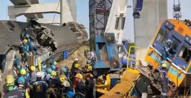 thailand train crane accident